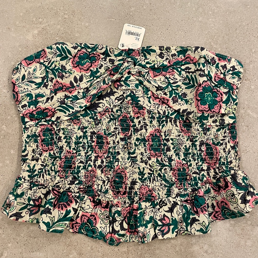 Free People “One More time” tube top New with tag $78